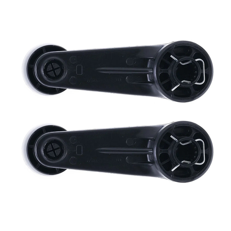 Toyota Land Cruiser 2 x Black Front Window Crank Handles (1969-2007)