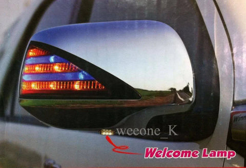 Toyota Hilux L.E.D Chrome Mirror Covers (2012-2013)