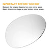 BMW MINI COOPER Right Side Heated White Mirror Glass (2014-2023)
