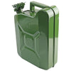 Fuel / Petrol 2.6 Gallon Green Steel Jerry Can w/Spout (No Year)