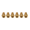 Motorcycle / Bike / Bicycle 6pcs M6x10mm Titanium Torx Head Flange Screws