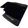 Audi A4 B7 Avant (2005-2008) with Carbon - 2 x Mats Black Floor Mats