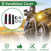 7/8 22mm Hand Grips Handlebar End Grips Black Red Rhombus