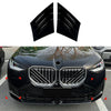 BMW X3 G45 M-Sport Gloss Black Bumper Side Vent Louver Covers (2025–2025)
