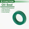 Universal Oil Seal 15x23x5mm Seal Ring Rotary Shaft Seal TPU