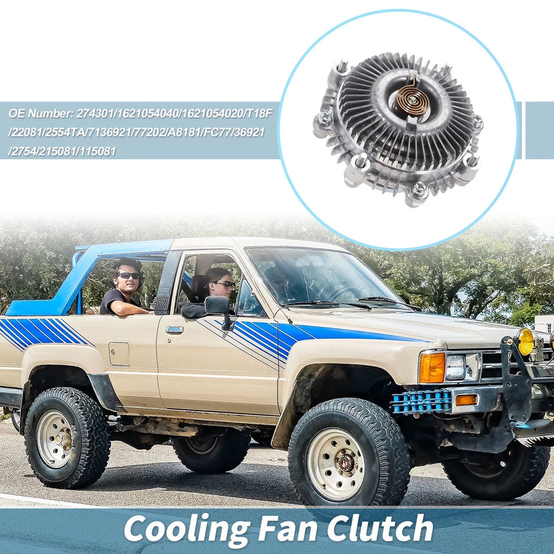 Toyota 4Runner L4 2.4L Cooling Fan Clutch (1984-1995)