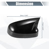 Ford Focus RS ST Rearview Mirror Cover Overlay Gloss Black (2012-2018)