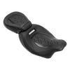 Harley Touring Road Glide Black Two-Up Gel Seat (2009-2023)