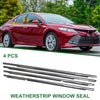 Toyota Camry 4pcs Weatherstrip Window Seal (2002-2006)