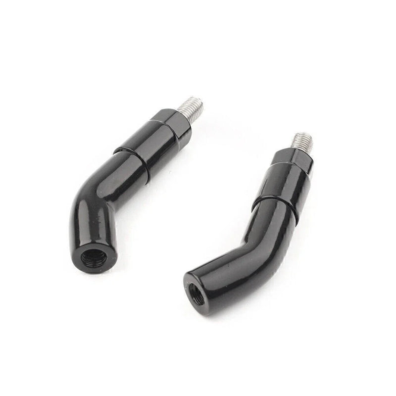 Harley Davidson Iron 1200 XL1200NS (2018-2019) Black Mirror Stem Extenders