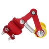 Motorcycle ATV Dirt Bike Red / Yellow Bolt-On Chain Tensioner & Roller Adjuster