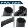 Jeep Compass 2007-2017 Radiator Hose Water Pipe (2 x Rubber Black)
