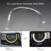 Land Rover Defender 2 x LH/RH Headlight DRL Signature Halo Acrylic (2020–2023)