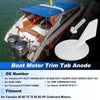 Yamaha 50-90 HP Outboard Motors Zinc Anode Trim Tab Anode