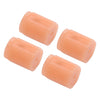 Car Wheel Stems 4 x Orange Fluorescent Tire Valve Caps