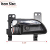 Subaru Forester, Impreza Black Inside Right Door Handle w/ Chrome Lever