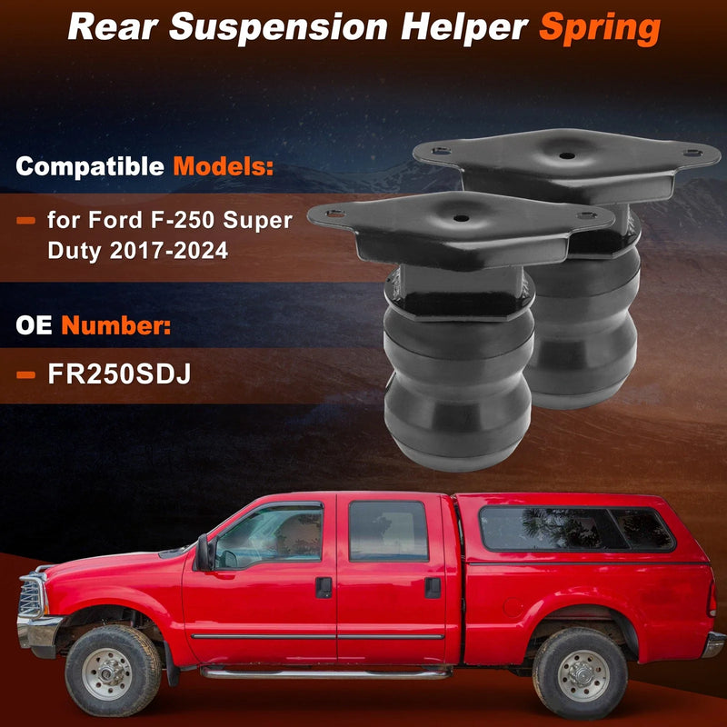 Ford F-250 Super Duty Rear Suspension Helper Springs (2017-2024)