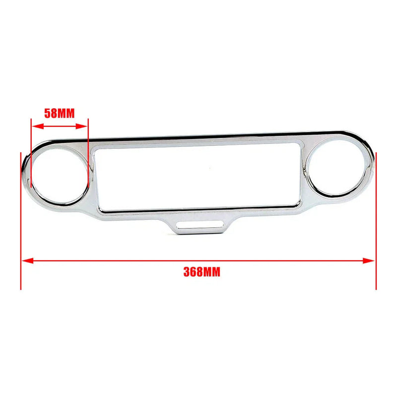 Harley Electra Glide Trike Fairing Stereo Accent Trim Ring (96-13)