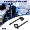 Universal Black Pair / 52mm / Motorcycle Handlebar Clip Ons