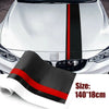 Carbon Fiber Rally Car Front Hood Decal Wrap Sticker