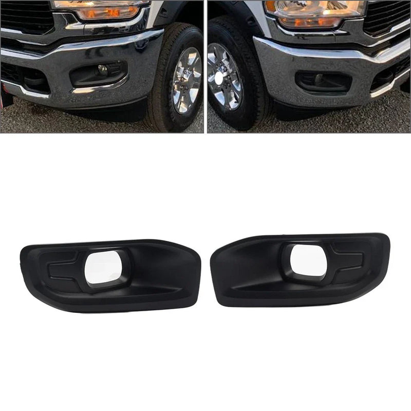 Dodge Ram (2019-2024) - Black () Fog Light Bezel Covers