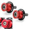 BMW S1000R S1000RR (2014-2018) Red Swingarm Spools 2 x M8 Screws