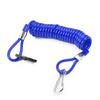 Boats Lanyard Safety Rope 2 x Floating Safety Ropes Blue Spring Hook