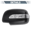 Lexus RX330 RX300 RX350 Rearview Mirror Cover Overlay Matte Black (2003)