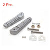 Pair / 6mm / Aluminium Alloy Rearsets Footrest Footpeg Silver forMakeModel