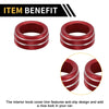 Toyota Tacoma Red Audio Volume Tune Switch Knob Cover Ring (2020-2023)