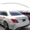 Mercedes Benz W205 Sedan ABS Rear Boot Spoiler (2015-2020)