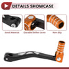 Yamaha TTR 50cc Black and Orange Folding Motorcycle Gear Shifter Lever