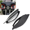 Harley Batwing Street Glide Adjustable Black Fairing Air Deflectors (2006-2023)