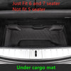 Tesla Model X TPE Black Frunk/Trunk Cargo Liner Pad Mat (2016–2020)