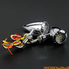 Harley Dyna Chrome Bullet LED Brake Running Turn Signal Lights (2006-2023)
