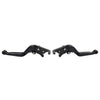 Yamaha FZ07 FZ09 MT07 MT09 XSR900 Black CNC Extendable Brake Clutch Levers