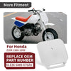 Honda Z50R White Plastic Front Number Plate (1988-1999)