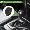 Lexus NX250 2022-2023 Black Brown Faux Leather Gear Shift Knob Cover