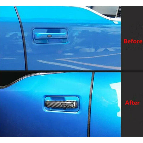 Ford F-150 F150 Carbon Fiber Door Handle Trims Covers (2015-2020)