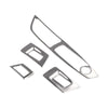 BMW 5 Series Polished Interior Door Window Lift Button Cover Trim