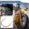Motorcycle 50cm Brake Clutch Oil Hose Line Red