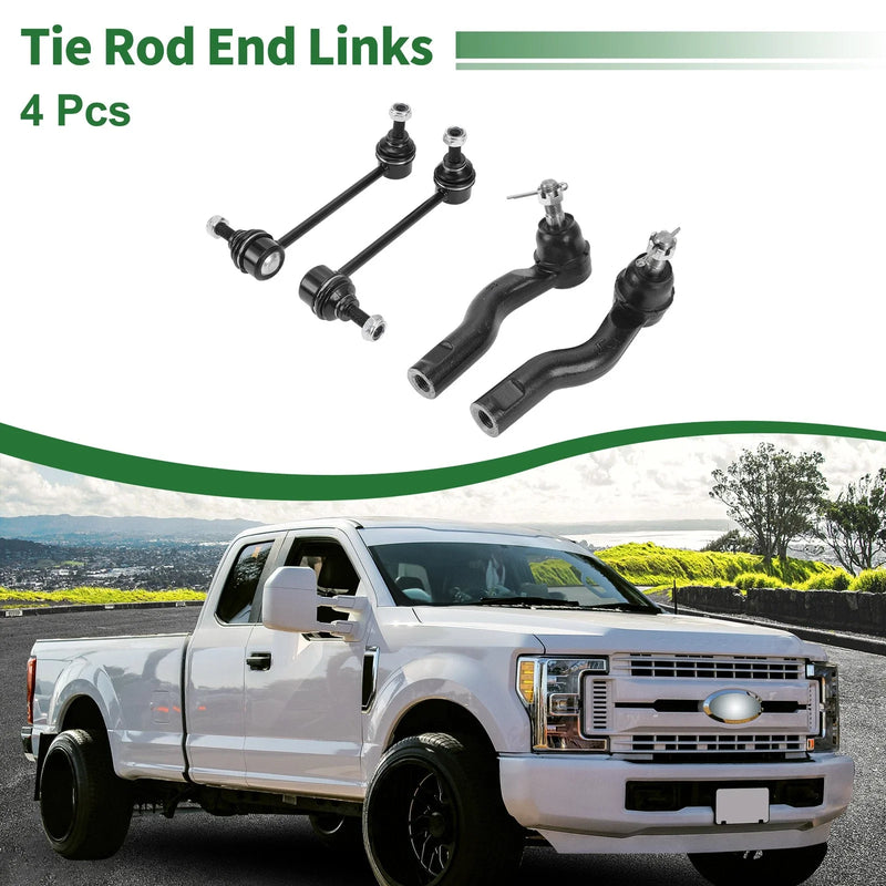 Lincoln Zephyr 4 x Front Suspension Kit Outer Tie Rod Ends & Sway Bar Links