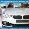 BMW 428i White Front Right Washer Nozzle Cover Cap (2014-2016)