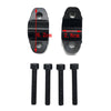 YAMAHA TENERE 700 (2019-2023) Black Handle Bar Riser Clamp Adapter Kit