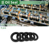 Oil Seal Rotary Shaft Seal NBR Rubber 45x70x12mm High Pressure Black