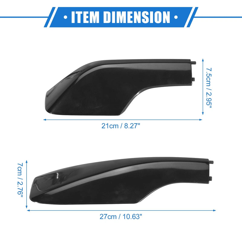 Toyota RAV4 (2001-2005) Black 4 x Car Roof Rack Side Rails End Covers