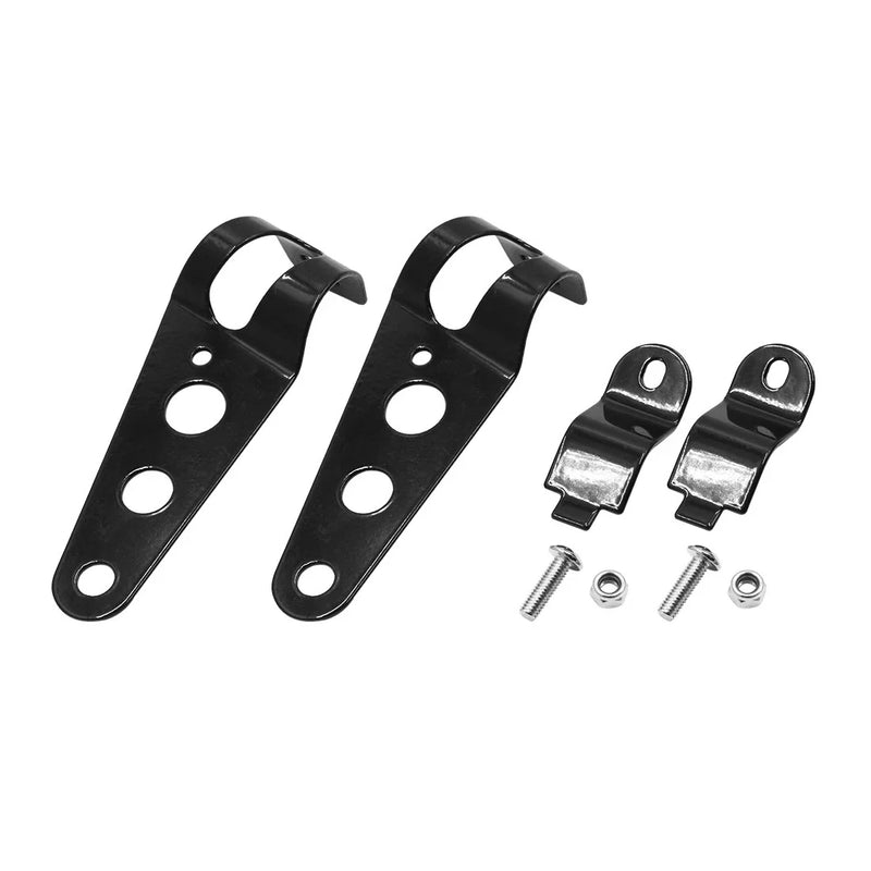 Harley 2 x Fork Clamp 28-31mm Headlight Bracket Mount