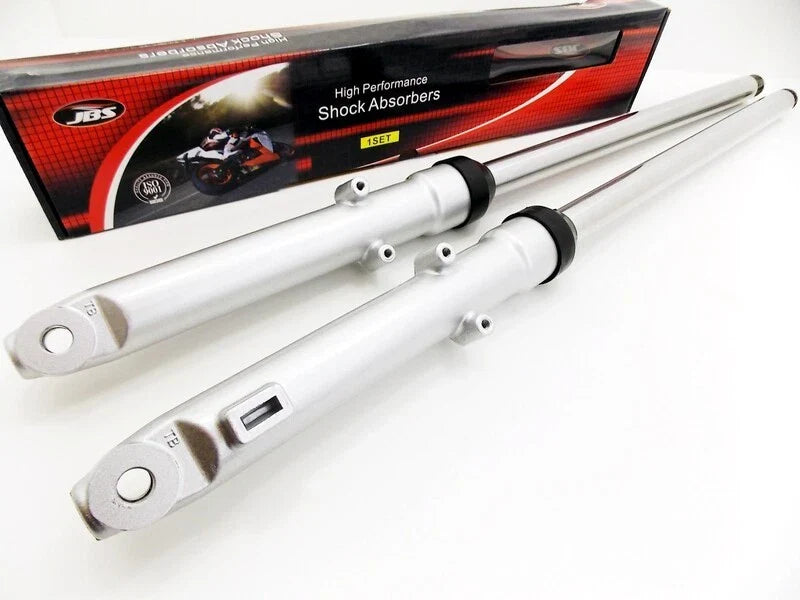 Honda XR75 (K4-K5) Silver Front Fork Leg Set (1973-1974)