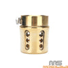 BMW Harley Ducati Chopper 1.75" Brass Straight Cut Exhaust Pipe Tip