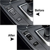 BMW F20 F21 F22 F23 F30 F31 F34 F32 F33 F36 Gear Shift Button Trim (2012-2019)
